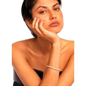 Diamond Illusion Tennis Bracelet (8.00 In) 0.50 ctw